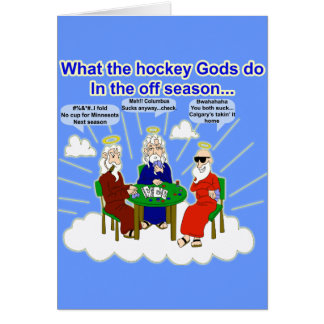 Hockey-Gott-Karte