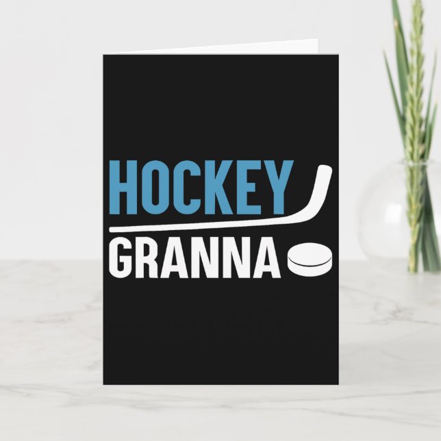 Hockey Granna Love Hockey Player  Karte (Vorderseite)