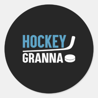 Hockey Granna Love Hockey Player  Runder Aufkleber
