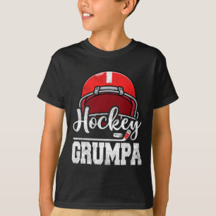 Hockey Grumpa Hockey Player Game Day Vatertag T-Shirt
