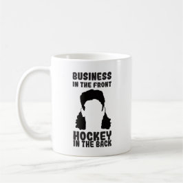Hockey Hair Business in Front Hockey in Back Kaffeetasse