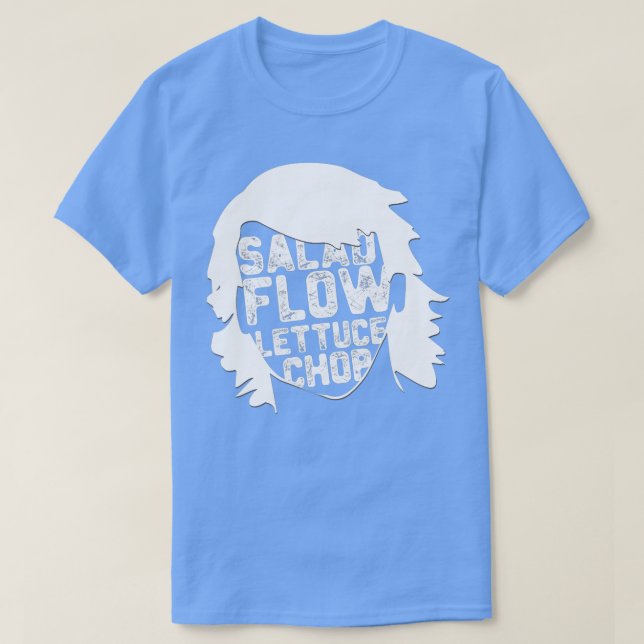 Hockey Hair Funny Flow Salad Salad Chockey Hockey T-Shirt (Design vorne)
