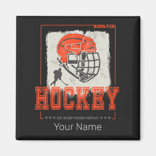 Hockey Helmet Vintag Player Game Trainer oder Trai Magnet