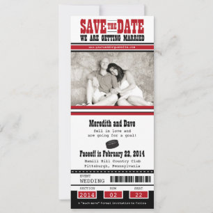 Hockey-Hochzeit Sichern Sie das Datum Save The Date