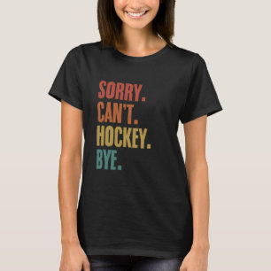 Hockey Hockey Players Goalie Hockey L T-Shirt