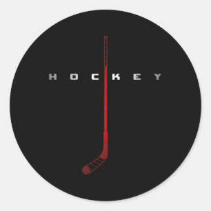Hockey Hockey Runder Aufkleber