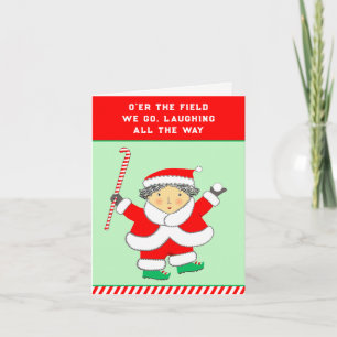 Hockey-Holiday Card Feiertagskarte