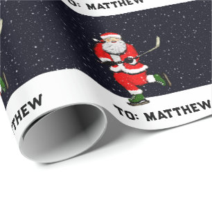 Hockey Holiday-Geschenk Geschenkpapier