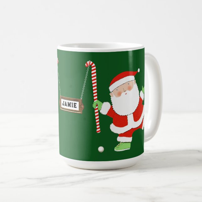 Hockey Holiday-Geschenk Kaffeetasse (VorderseiteRechts)