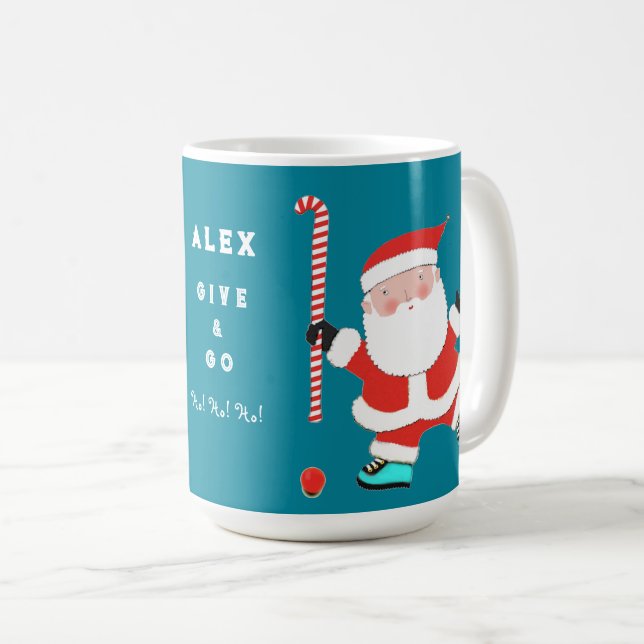 Hockey Holiday-Geschenk Kaffeetasse (VorderseiteRechts)