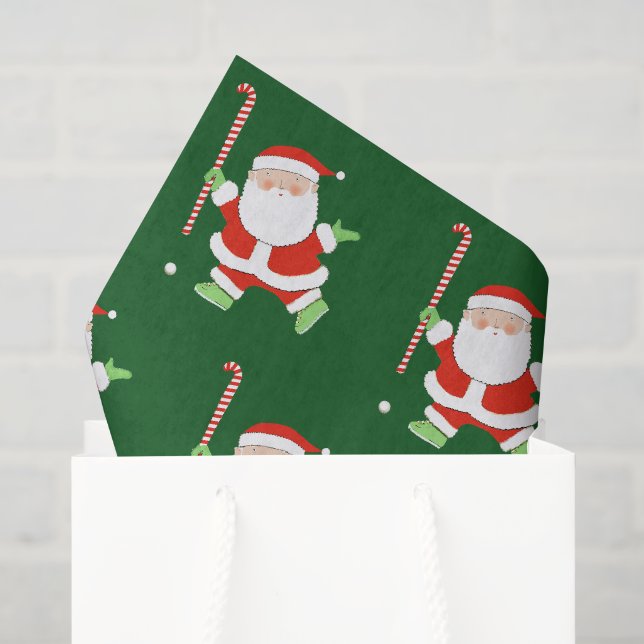 Hockey Holiday-Geschenk Seidenpapier (Geschenktüte)