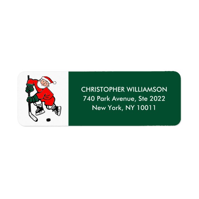 Hockey-Holiday-Label (Vorne)