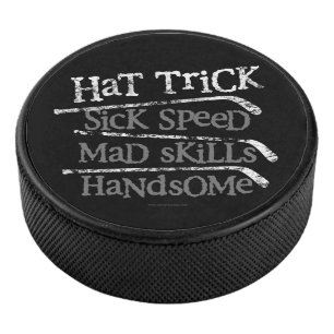 Hockey-Hut-Trick Eishockey Puck