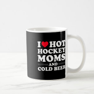 Hockey I Liebe Hockey Mamas und kaltes Bier Kaffeetasse