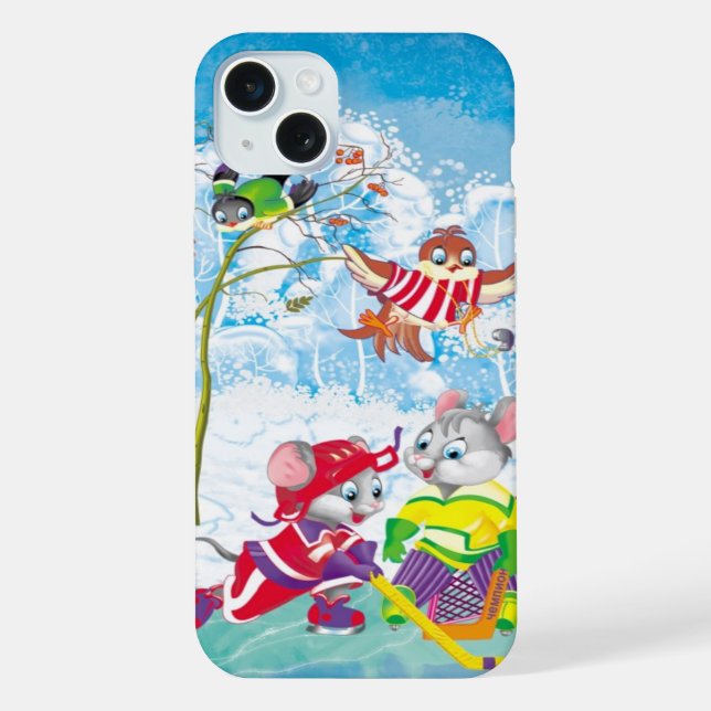 Hockey iPhone Hülle (Rückseite)