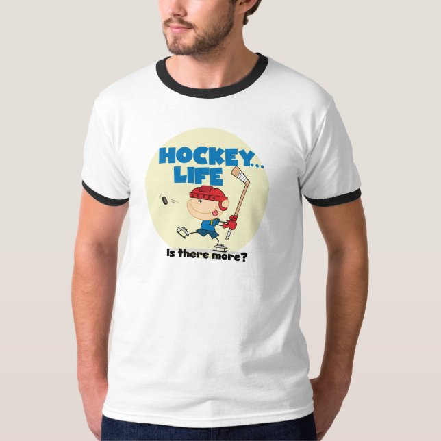 Hockey ist dort mehr T - Shirts und Geschenke (Vorderseite)