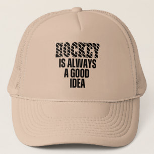 HOCKEY IST IMMER EINE GUTE IDEE, DIE TRUCKER HAT TRUCKERKAPPE