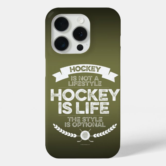 Hockey ist kein Lifestyle Case-Mate iPhone Hülle (Rückseite)