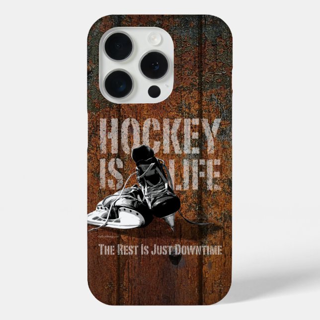 Hockey ist Leben Case-Mate iPhone Hülle (Rückseite)