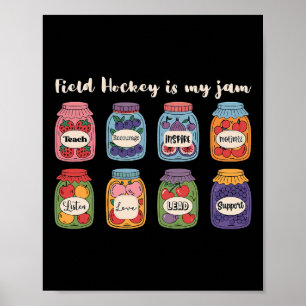 Hockey ist mein Ding Feldhockey-Trainer Poster