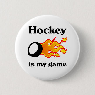 Hockey ist mein Spiel-Knopf Button