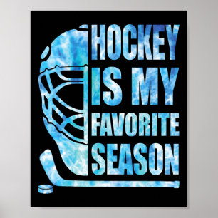 Hockey ist meine Lieblingsjahreszeit Lustige Jugen Poster