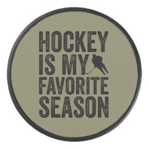Hockey ist meine Lieblingssaison Eishockey Puck