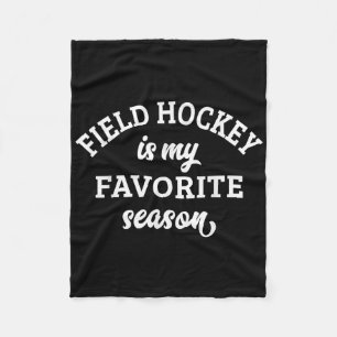 Hockey ist meine Lieblingssaison Hockey Liebhaber Fleecedecke