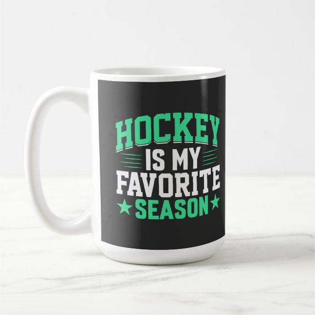 Hockey ist meine Lieblingssaison Kaffeetasse (Links)