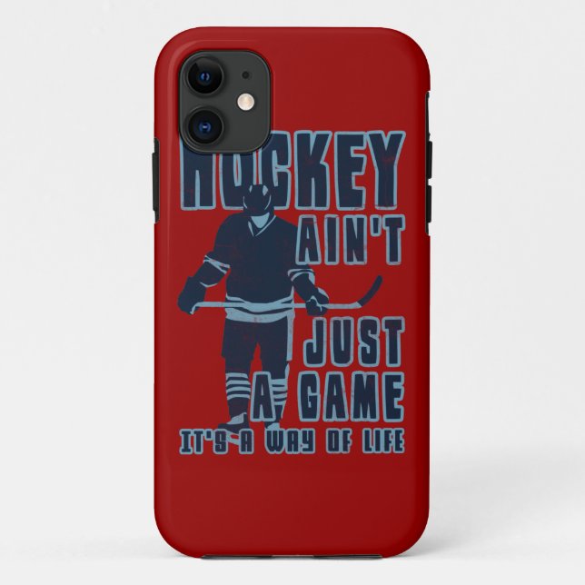 Hockey ist nicht nur ein Handy-Fall für Spiele Case-Mate iPhone Hülle (Rückseite)