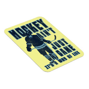 Hockey ist nicht nur ein Spiel mit Flexi Magnet