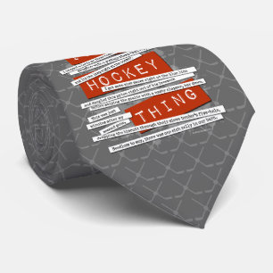 Hockey-Jargon Krawatte
