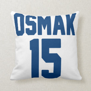 Hockey Jersey personalisiertes Throwkissen 16" x Kissen