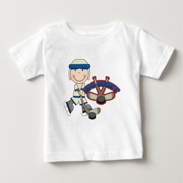 HOCKEY - Junge Hemden und Geschenke Baby T-shirt (Vorderseite)