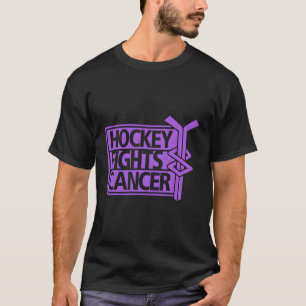 Hockey-Kampf gegen Krebs Bewusstsein T-Shirt