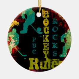 HOCKEY KERAMIK ORNAMENT