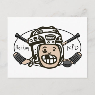 Hockey Kid Postkarte