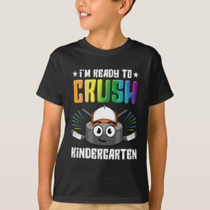 Hockey Kindergarten Ck Zur Schule Jungen Kinder Mä T-Shirt