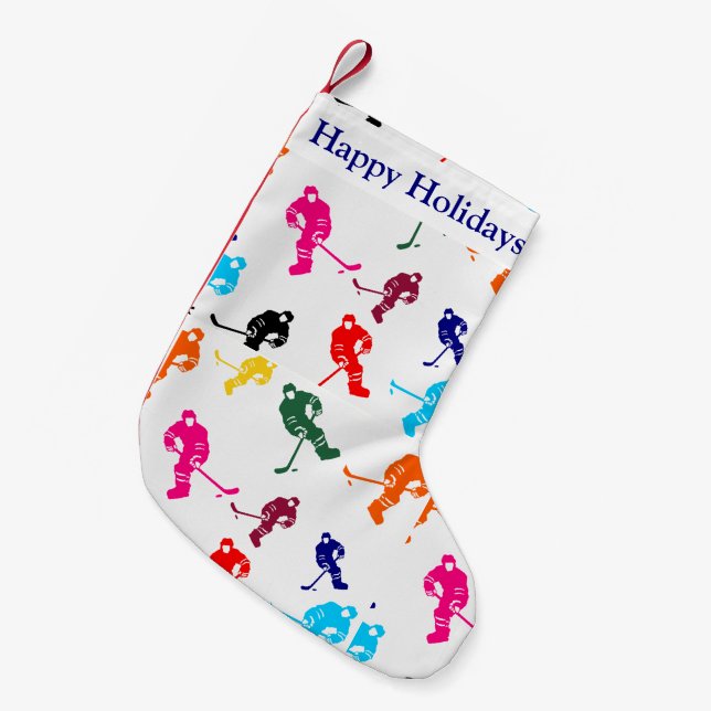 HOCKEY KLEINER WEIHNACHTSSTRUMPF (Vorderansicht (hängend))