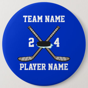 Hockey-Knöpfe Button