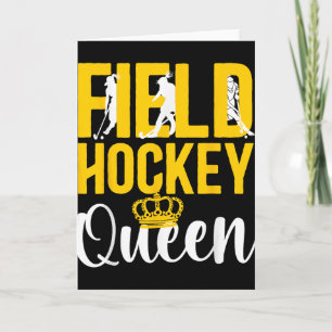 Hockey Königin Field Hockey Queen _1 Karte