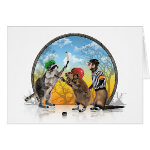 Hockey-Lebewesen-Klassiker-Karte