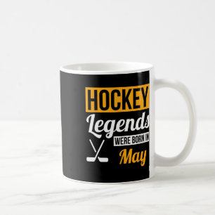 Hockey-Legenden wurden im Mai geboren. Geburtstags Kaffeetasse