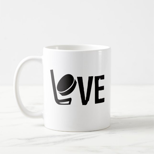 Hockey-Liebe Kaffeetasse (Links)