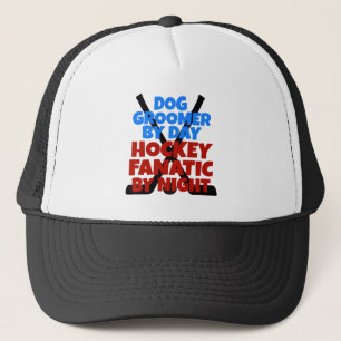 Hockey Lover Dog Groomer Truckerkappe