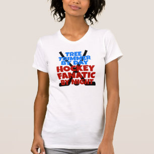 Hockey Lover Tree Trimmer T-Shirt