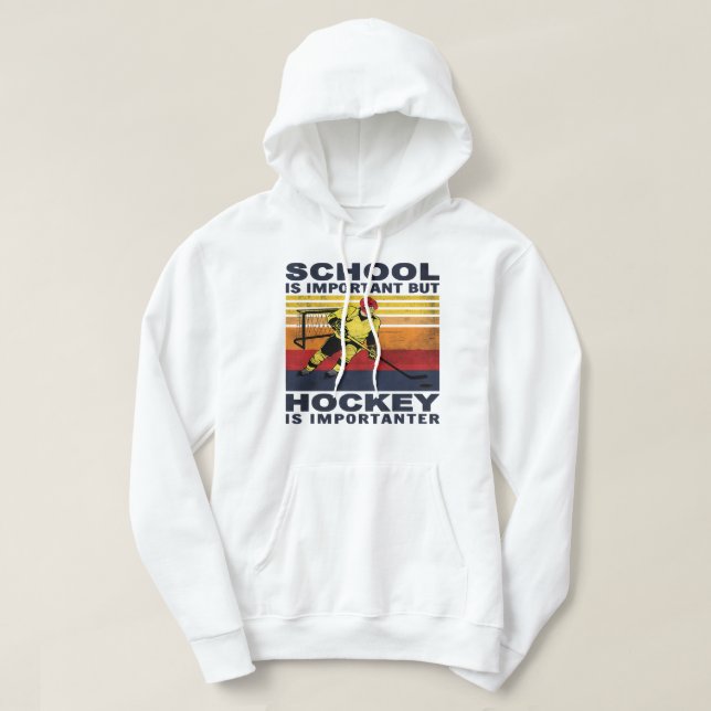 Hockey macht Beine aus, du bist ein schönes Hockey Hoodie (Design vorne)