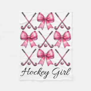 Hockey Mädchen Feldhockey Mädchen Kokette Schleife Fleecedecke