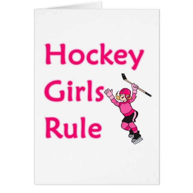 Hockey-Mädchen-Regel (Vorne)