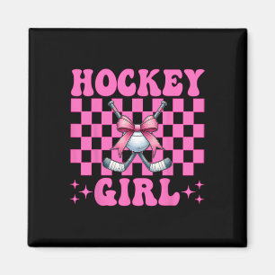Hockey Mädchen Street-Hockey-Mädchen Kokette Schle Magnet